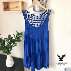 AE Gameday Blue Swing Dress